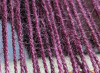  Burgandy alpaca yarns with a fuzzy halo